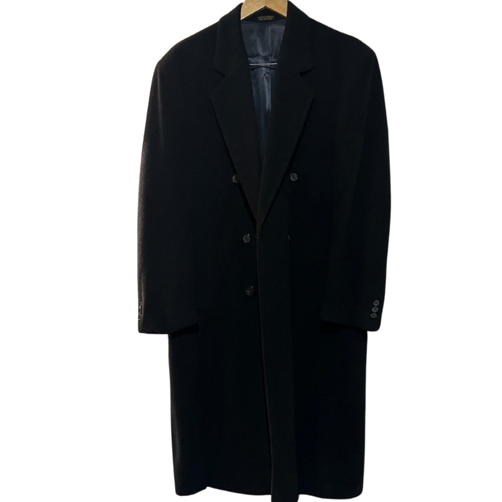 Black Double-Breasted Coat